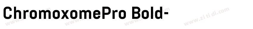 ChromoxomePro Bold字体转换